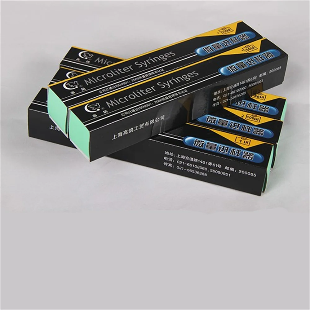 High Quality 5ul  Lab Micro Sampler Gas Phase Pointed Tip Ordinary Microliter Syringes Pipette Laboratory  Supplies