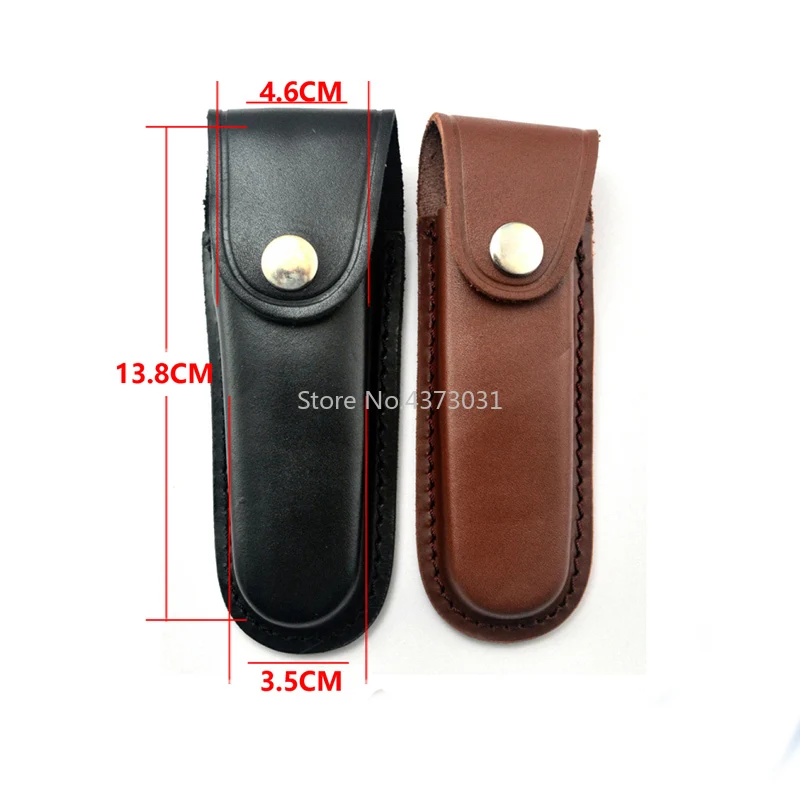 Nuovissimo fodero/coltello pieghevole fodero fondina coltello in pelle il primo piano fodero per coltello in pelle per coltello svizzero