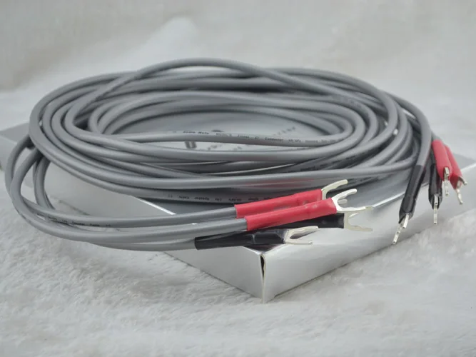 HIFI Audio Note AN-SPXII speaker cable Banana connector spade plug cable  without original box Hi-End audio loudspeaker cable