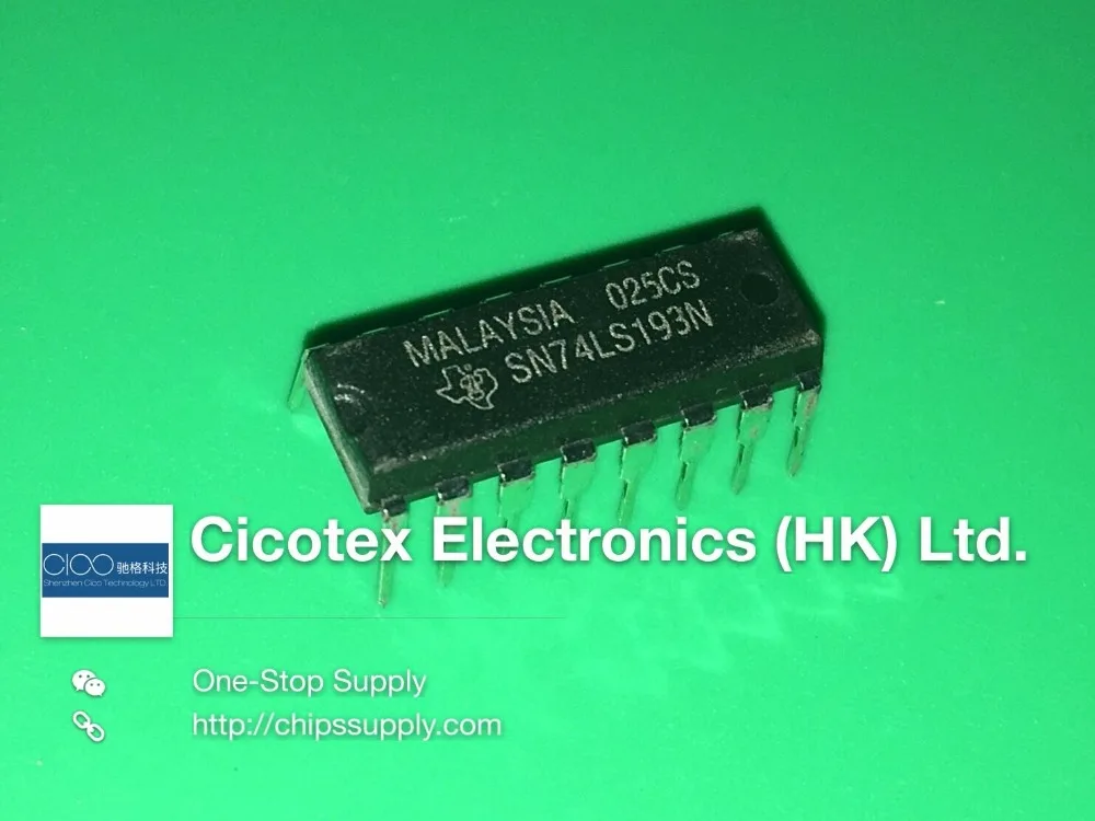 

10pcs/lot SN74LS193N 74LS193 193 DIP16 IC 4-BIT UP DOWN COUNTER 16-DIP Logic - Counters, Dividers 74LS193N