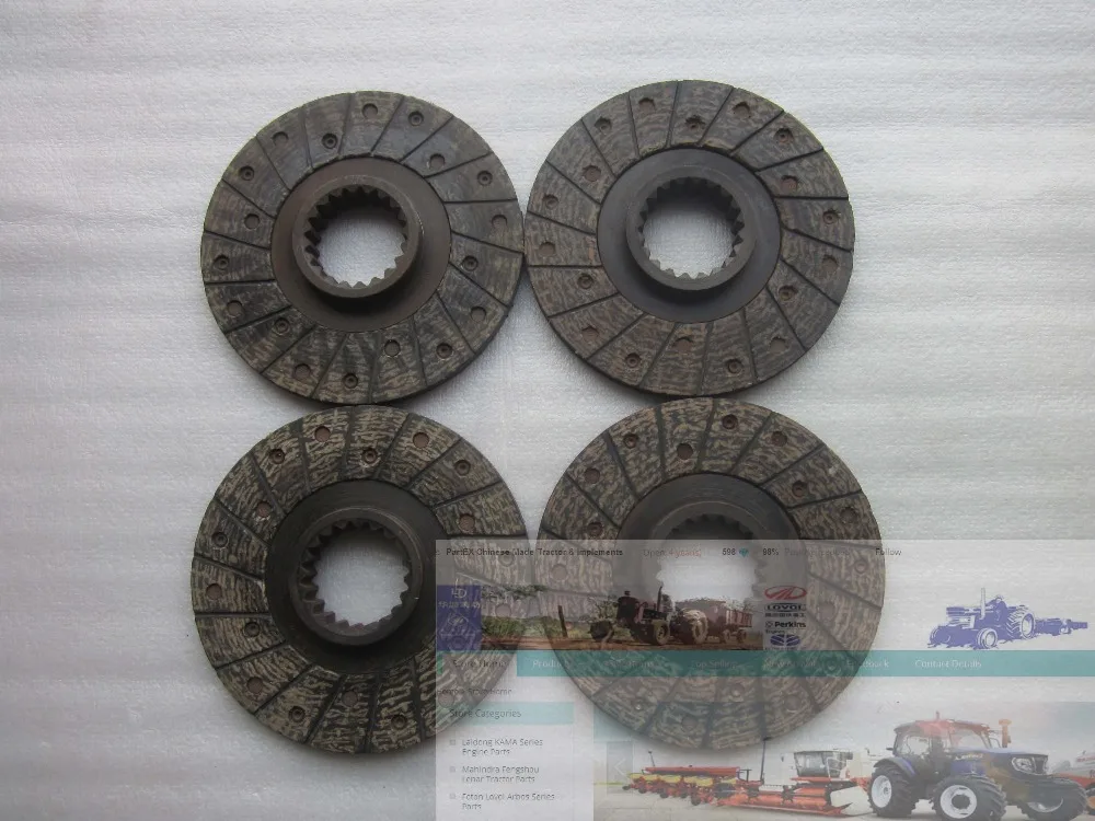 

set of friction discs for one tractor use for Foton Lovol tractor, part number: FT650.43.015