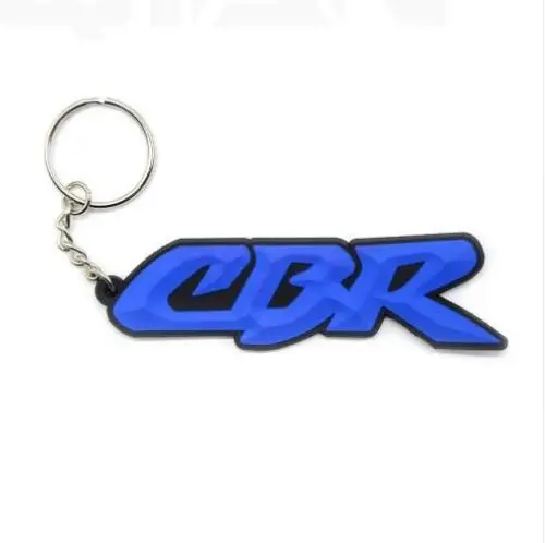 

Motorcycle key chain 3D soft rubber Motorbike key ring Cool Rubber Keychain for Honda CBR 125 250 600 F4i CBR1000RR CBR1000RR