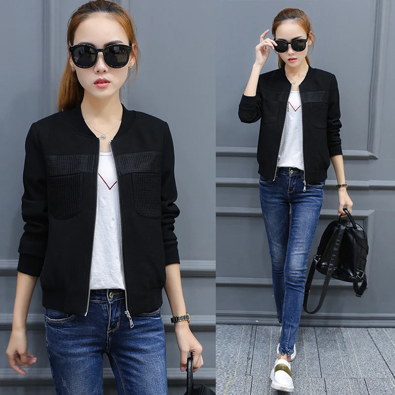 

Thin Long Sleeve Jacket for Women, Slim Slimming Coat, Casual Short Coat, Spring and Autumn Fashion, New, W379