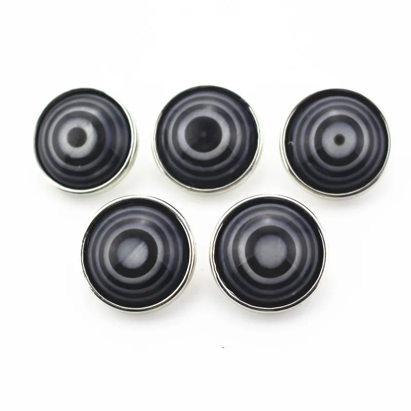 20pcs New Deaigns Natural Stone Eyes Snap Button Fit 18mm Interchangeable Ginger DIY Bracelets&Bangles Charms Jewelry