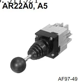 

Импорт японского джойстика Fuji fuji AR22A1 AR22A0, переключатель AR22A2, отверстие 22 мм, 2 шт./партия