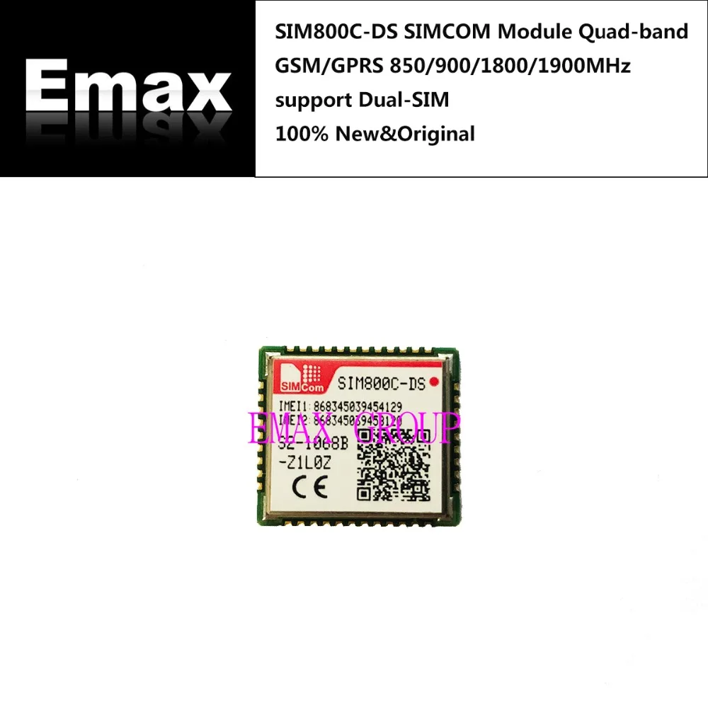 

SIM800C-DS Simcom 2G 100% New&Original Genuine Distributor GSM/GPRS Embedded quad-band module In the stock Free Shipping