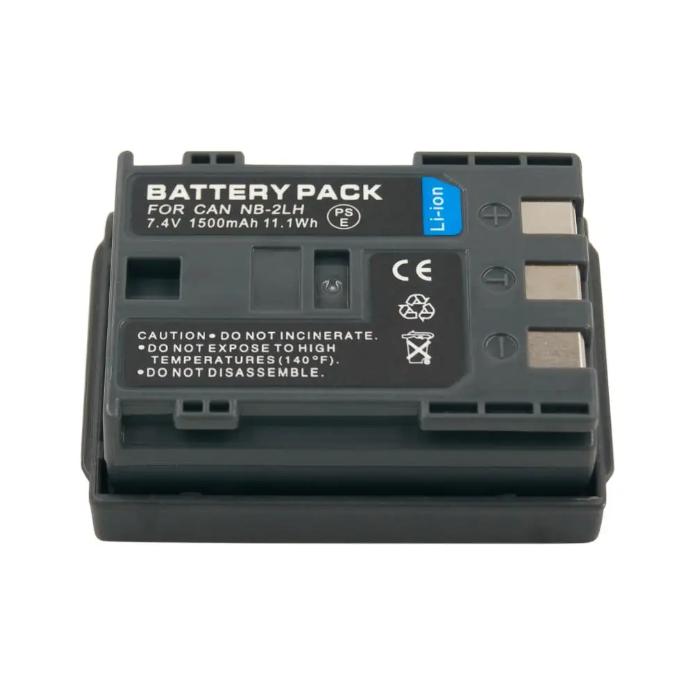 NB-2L NB2L NB-2LH NB2LH 7.4V 1.5Ah Li-ion Rechargeable Camera Battery for Canon Camera Powershot g9 s70 EOS 350D 400D Rebel xti