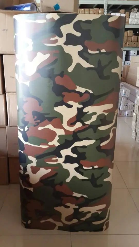 Car Stling 20*152m Camouflage car body Wrap Film Camo Army Green car-stylings stickers and Decals PVC Vinyl Car Sticker