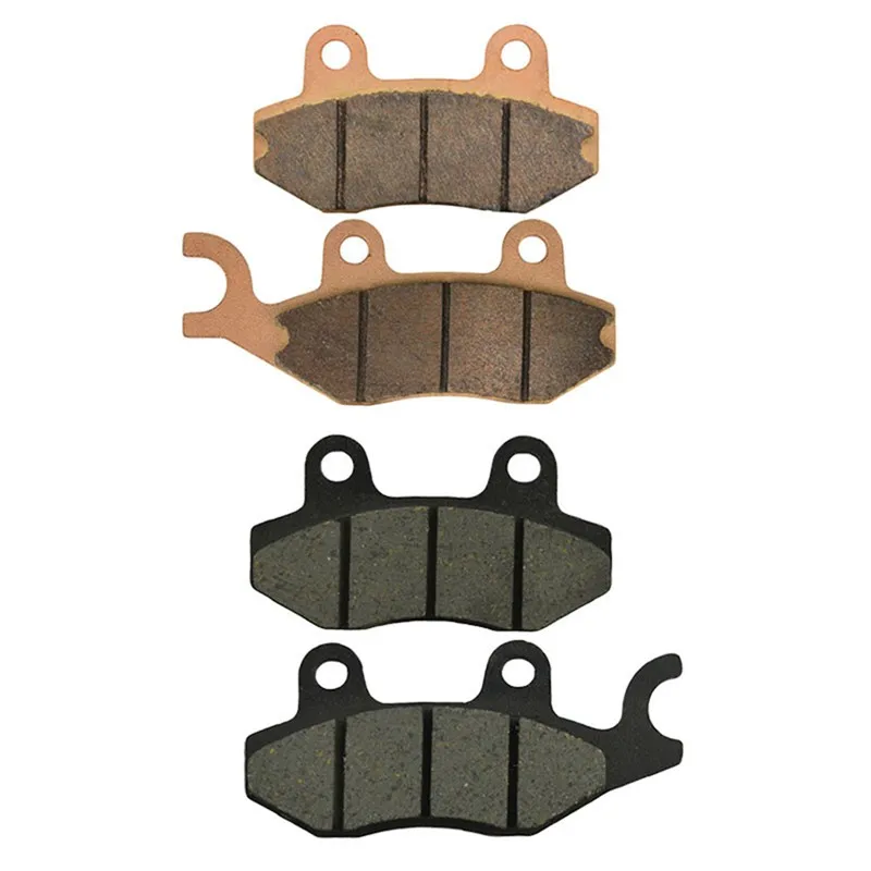 AHL Motorcycle Front and Rear Brake Pads for YAMAHA ATV YFZ 450 (R Models) 2009-2015 Brake Disc Pad