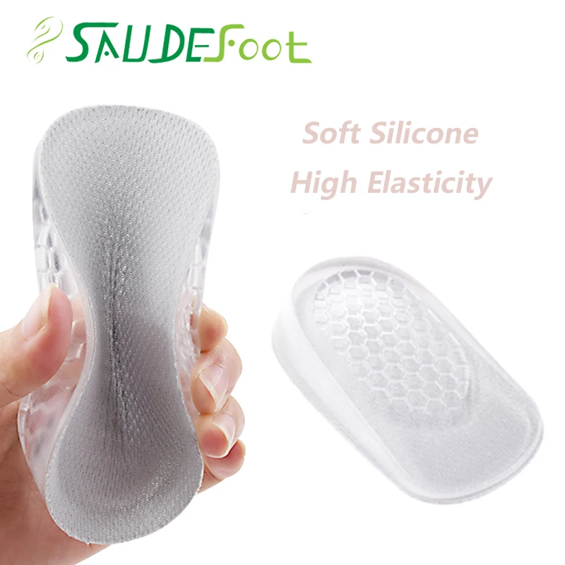 1-3cm Height Increase insole Breathable Half Pad Sports Shoes Heel Insert Insoles For Unisex Quality Foot Pads