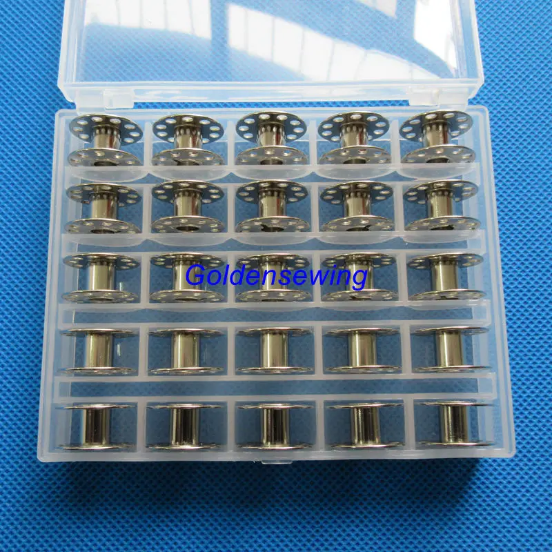 BOBBIN BOX + 25 BERNINA BOBBINS FOR ACTIVA, AURORA, VIRTUOSA 830,930,1230