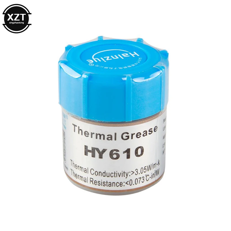 HY610 Thermal Conductive Grease Heatsink Compound 20g Golden Thermal Paste Silicone  High Performance for CPU Chipset Cooling