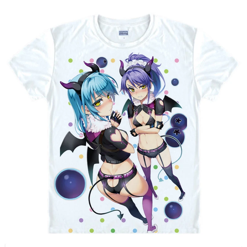 Coolprint Anime Shirt The Testament of Sister New Devil T-Shirts Multi-style Short Sleeve Mio Naruse Cosplay Hentai Shirts