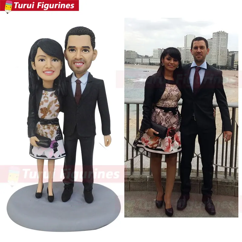 custom bobblehead for couple men and women's bobble head customized figurines anime figurines home interior home decor statuette