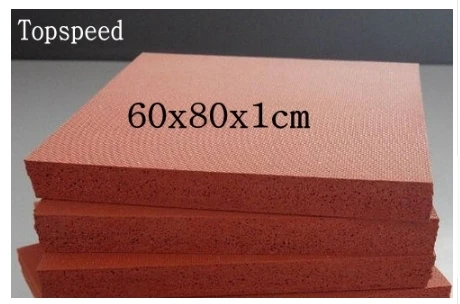 2pcs Heat Press Machine Silicone Mat 60x80x1cm