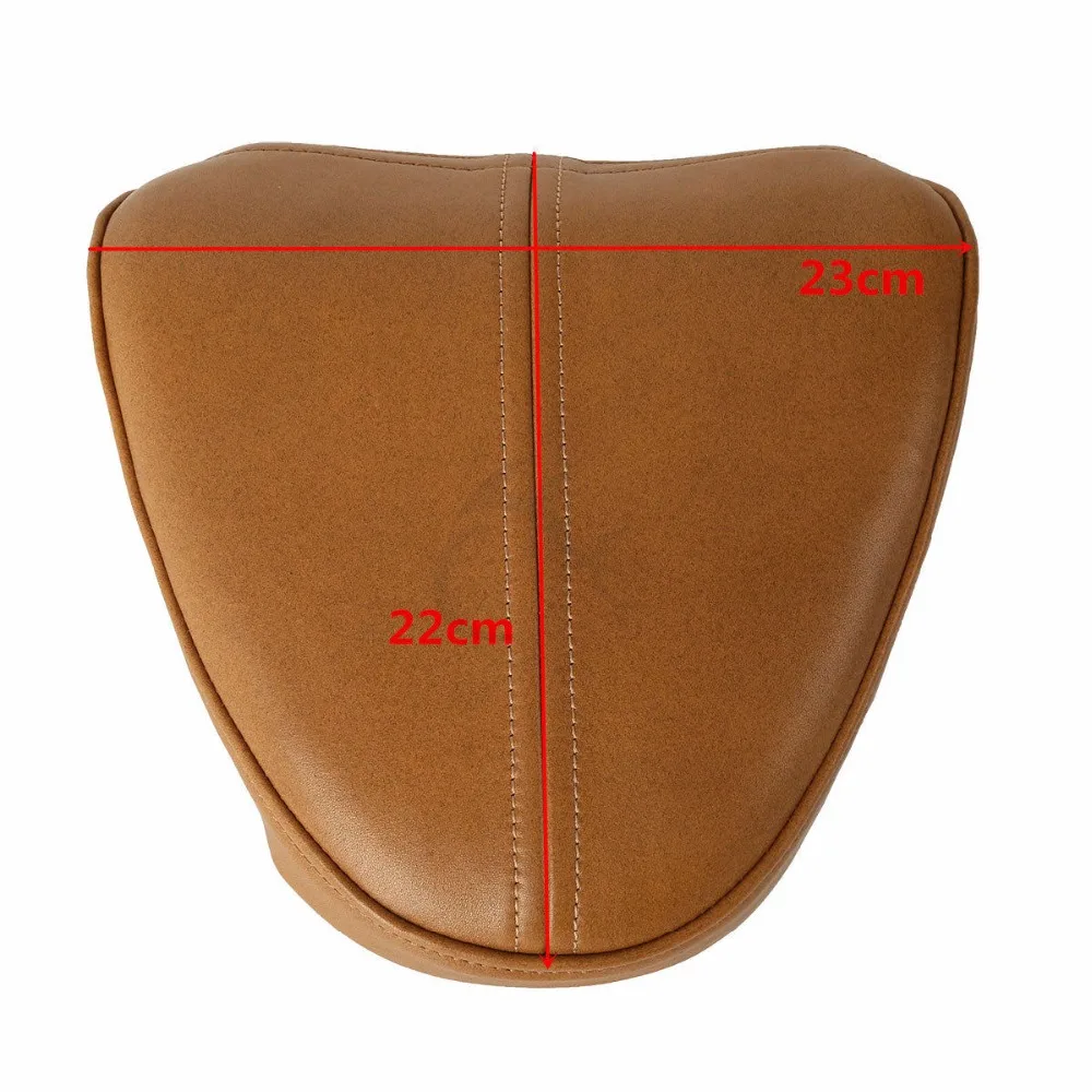 Motorcycle Tan Passenger Sissy Bar Pad For Indian Scout 2015-2020 Sixty 2016-2020 Bobber