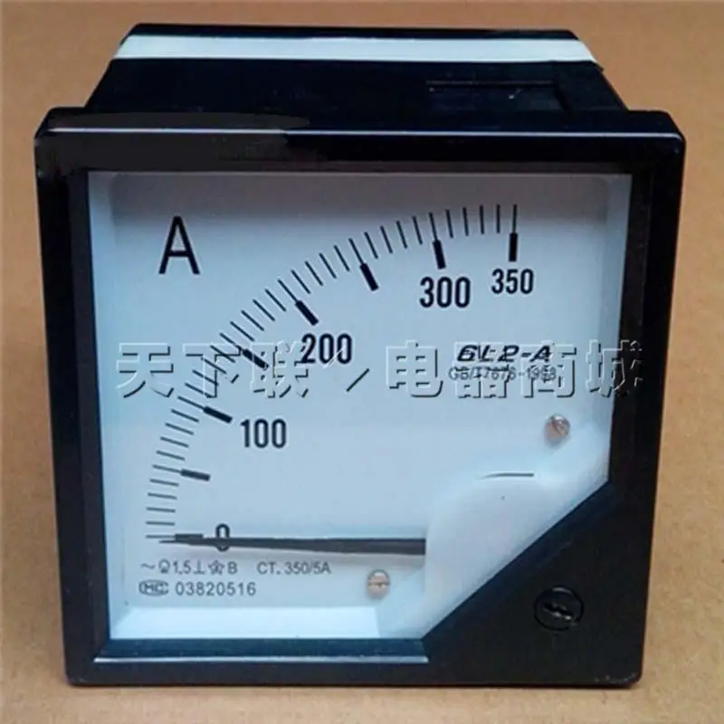 Factory direct 6L2-A pointer table overload AC ammeter 100 / 5A 150 / 5A 200 / 5A 400 / 5a