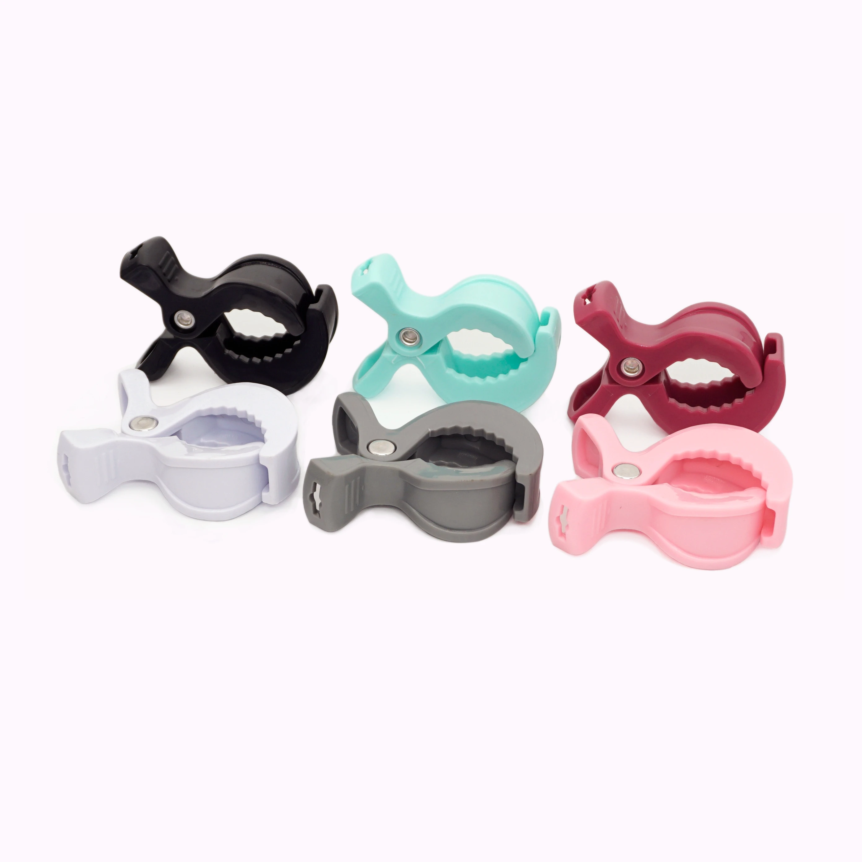 6pcs Baby Car Organizer Toys Accessories Lamp Pram Stroller Pegs To Hook Toys Seat Cover Blanket Clips Teether Holder