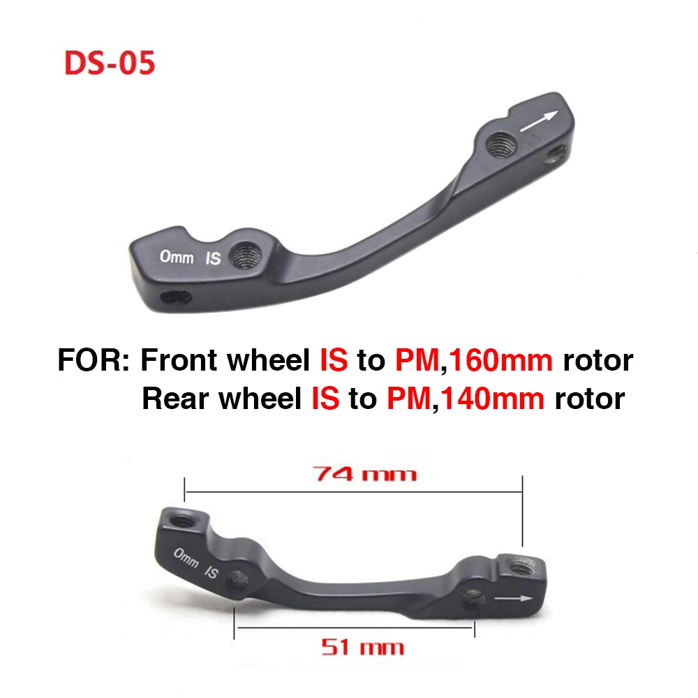 1 stücke mountainbike disc bremse konverter Ultraleicht Halterung IST PM AB zu PM EINE Disc Bremse Mount Adapter für 140 160 180 203mm rotor