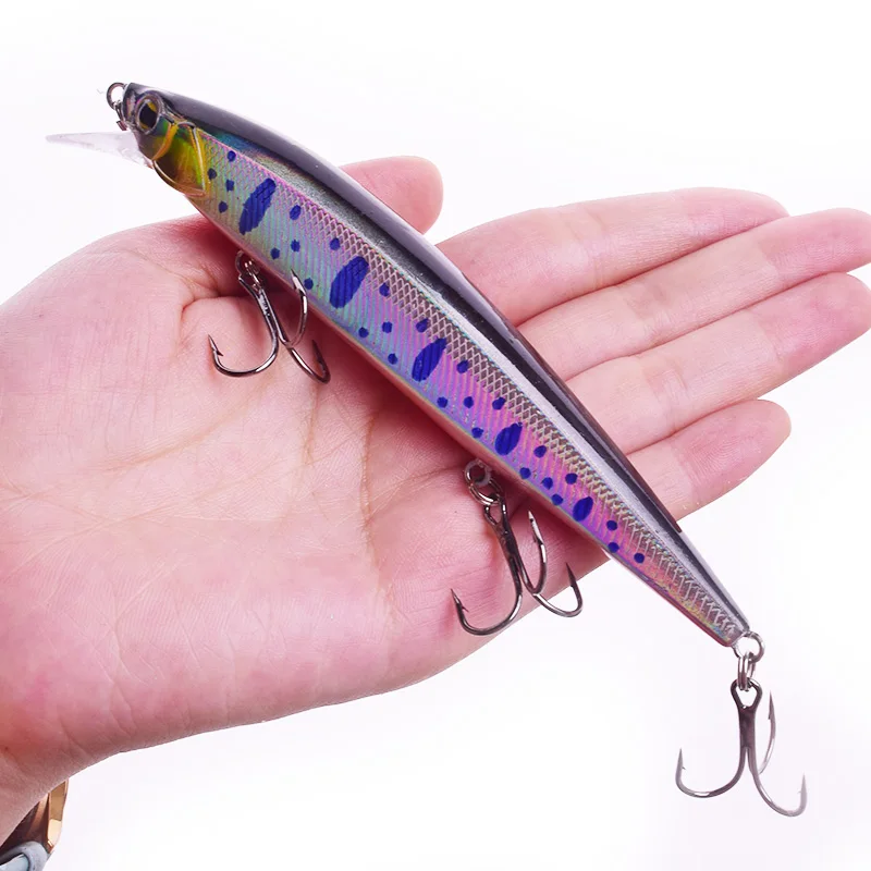 Proleurre Minnow Fishing Lures 14cm 18.5g Hard Crank Baits Artificial Floating Bait Trout Pike Fishing Wobbler Crankbaits