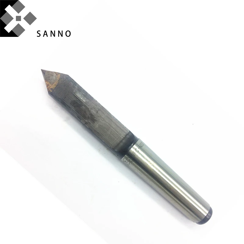Morse3-Morse4 cán dài nửa Kiểu chữ V chết trung tâm nhám bên ngoài máy cứng tiện đầu kẹp chết trung tâm
