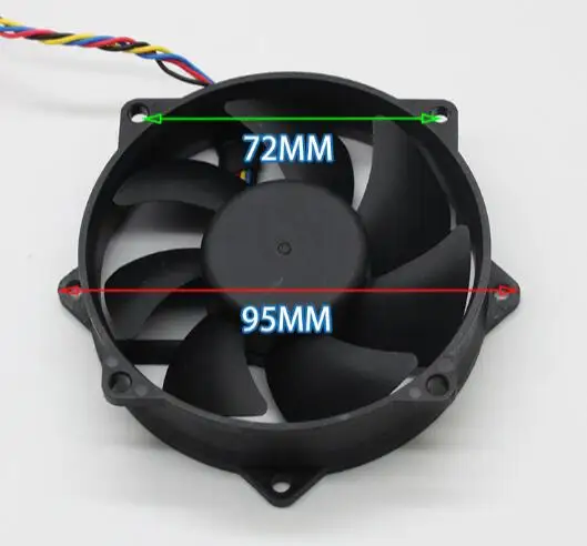 

9cm 9025 KDE1209PTVX 12V 4.4W Circular 4 Wire Maglev Fan