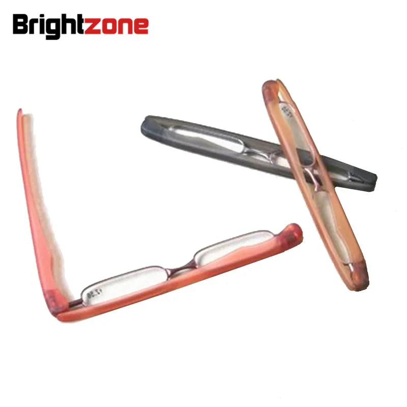 Free Shipping Ultra-light good quality and low price PODREADER fashion reading glasses mini folding glasses plastic glasses