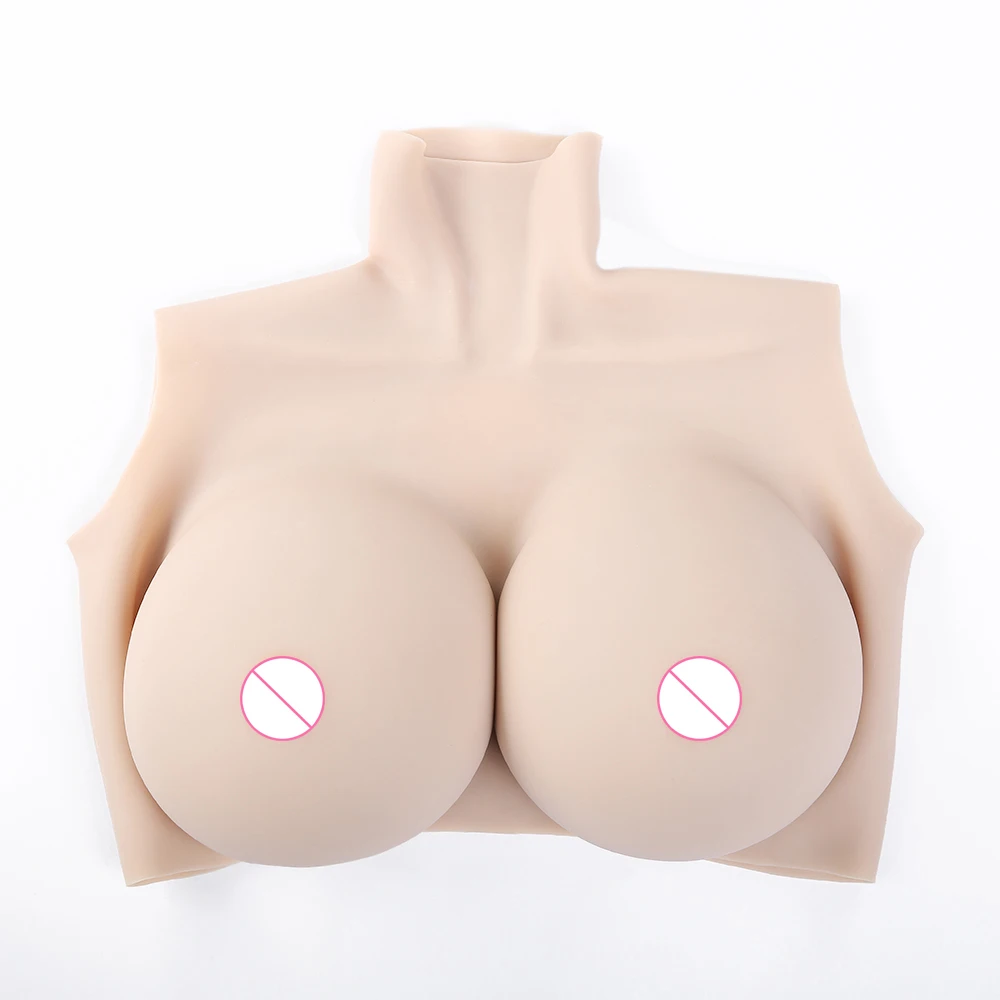 H Cup 5400g Huge Chest Fake Boobs False Breasts Dokier Silicone Breast Forms Breastplates For Crossdresser Transgender Drag