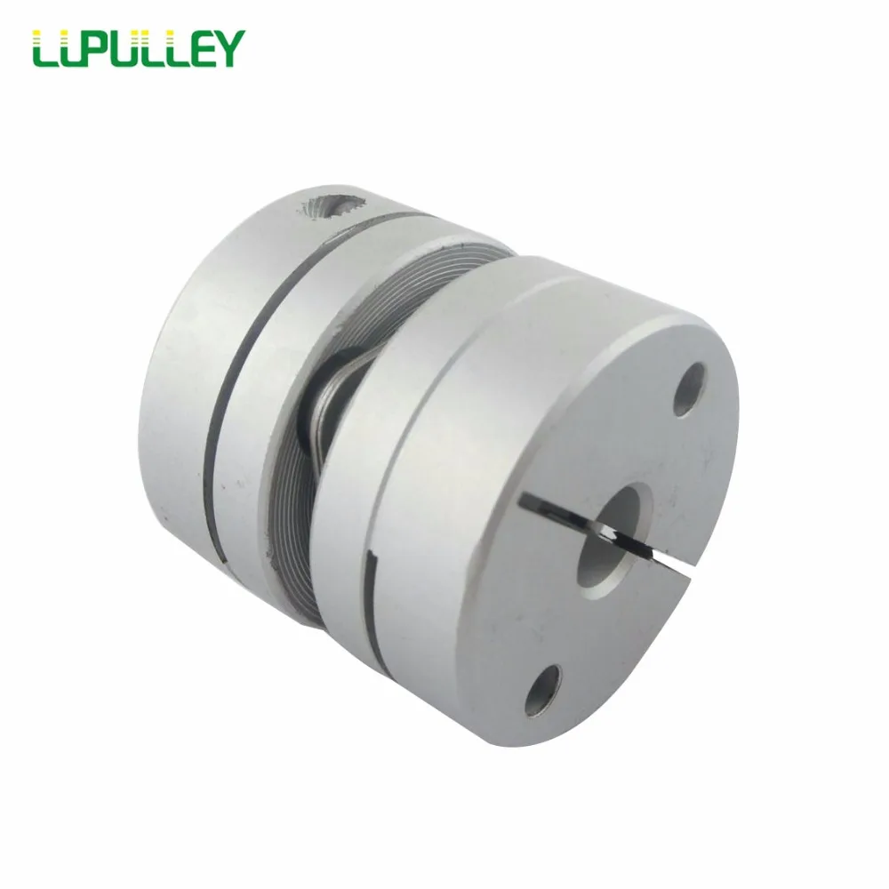 

LUPULLEY 1PC Out Dia. 82mm Single Diaphragm Coupling Bore Dia. 24/28/30/35/38/40mm Aluminum Alloys Shaft Coupling for CNC