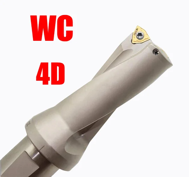 WC SP C40 4D 41 42 43 44 45 مم تدريبات إدراج قابلة للفهرسة حفر معدنية ثقب ضحل U نوع الحفر لإدراج SP