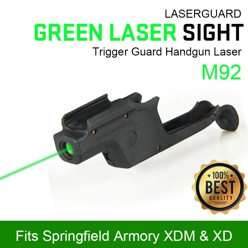 

Tactical Green Laser Sight Device For M92 Polymer For Black Color 3V For Hunting Shooting PP20-0040