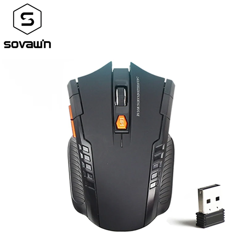 USB 2.0 Optical Gaming Mouse 2.4ghz Wireless Mouse USB Mini Portable Ergonomics Computer Mice 2000dpi For Laptop PC Video Game