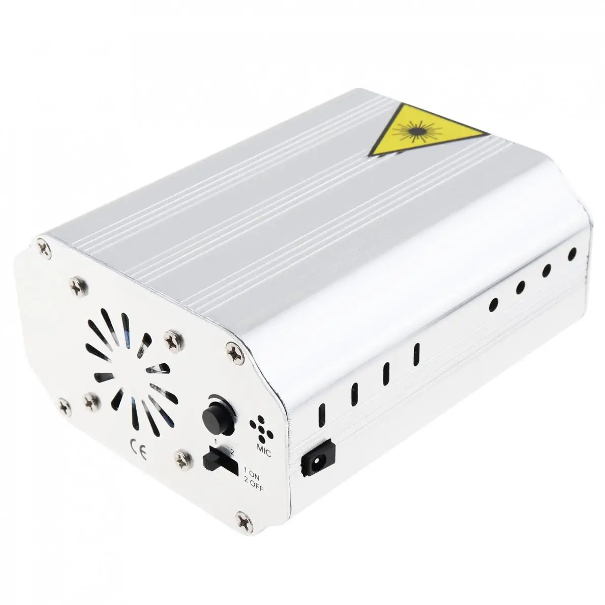 ثقب مزدوج التحكم الصوتي الموسيقى إيقاع ضوء فلاش LED جهاز عرض ليزر المرحلة DJ ديسكو ضوء مع جهاز التحكم عن بعد للنادي/الطرف