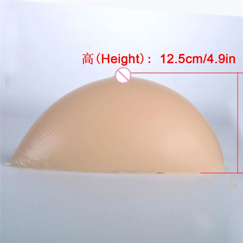 2300g/pcs Triangle Super Big Fake Boobs Silicone Breast Form Portable Hook Type Crossdresser Transvestite Boobs Enhancer