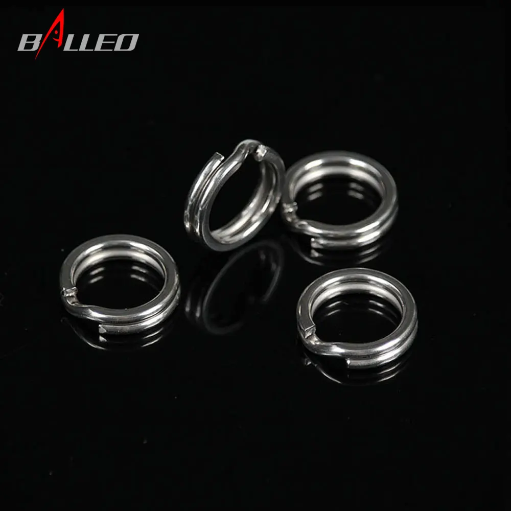 Conector anillo doble de acero inoxidable mejorado para pesca - imagen 3