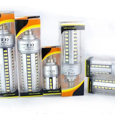 

LED Bulb Lights 5736 SMD LED Corn lamp Bulb light 5W 7W 9W 12W 15W 20W 25W E27 E14 85V-265V Aluminum LED Corn Bulb