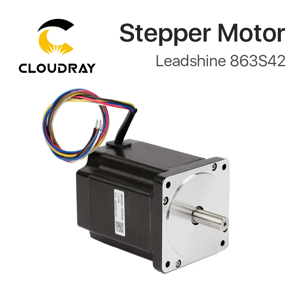 Imagem -02 - Cloudray Leadshine Fase Motor Deslizante 863s42 para Nema34 4.3a Comprimento 103 mm Eixo 12 mm