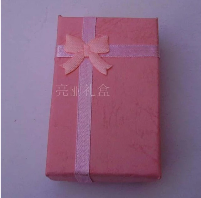 Wholesale 48pcs/Lot  Pink Jewelry Sets Boxes,Paper Jewelry Box Necklace/Earrings/Ring Box Gift Box Free Shipping