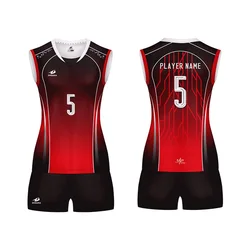 Koszulki koszulka siatkarska Rops De Voleibol odzież do siatkówki dla dziewczynek Voleibol Camisetas na zamówienie strój siatkarski