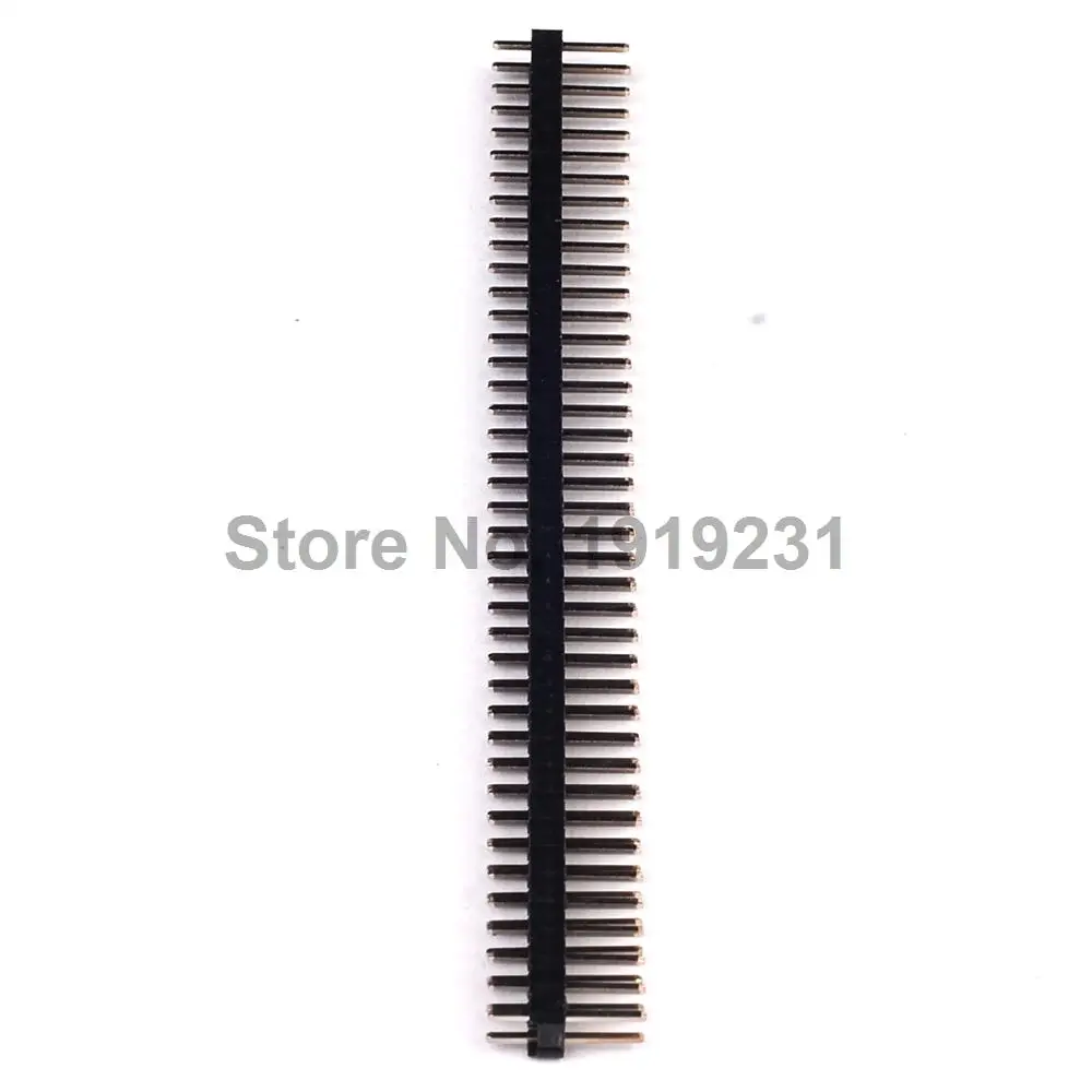 5PCS 2.54mm 2 x 40 Pin Male Double Row Pin Header Strip