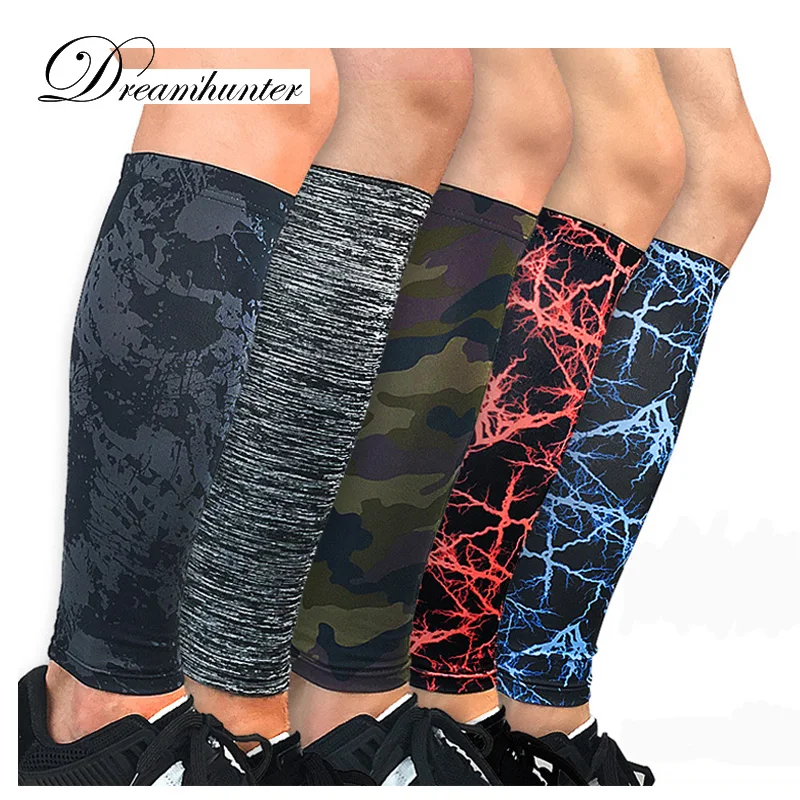 1 pcs Sports calf support leggings breathable pressure knee pads Basketball elastic warm legs Base Layer Compression Shin Guard