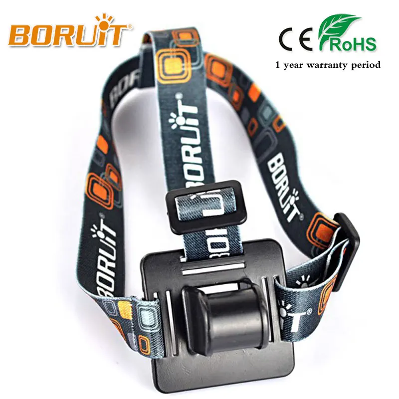 Imagem -01 - Boruit-ajustável Headband para Bicicleta Cabeça Cinto Strap r5 Led Light Cabeça Lâmpada boruit ajustavel headband para bicicleta cabeca cinto strap r5 led light cabeca lampada 01