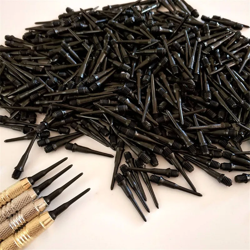 100Pcs/set Safety Soft 27mm Long Wear Resistant Darts Heads Electronic Dart Head Safety Plastic Dart Tip Darts Head