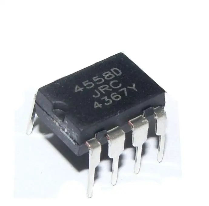 10PCS New JRC4558 DIP 4558 4558D JRC4558D DIP-8 Integrate IC ip