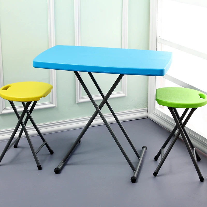 Simple Plastic Folding Dining Tables, Household Tables