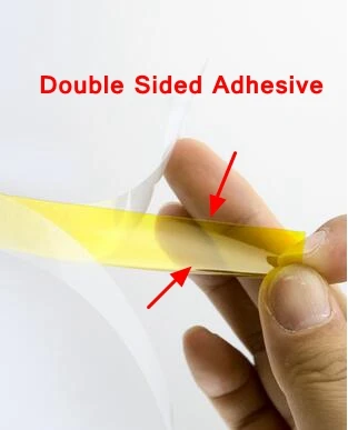 10mm*20 Meters 0.1mm Thick, Heat Withstand, Double Face Sticky Tape, Poly imide for Golden Point Protect, PCB Shield