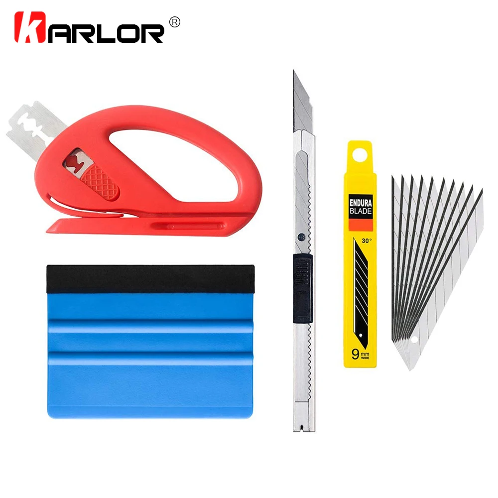 4pcs Car Vinyl Wrap Scraper Tools Kit