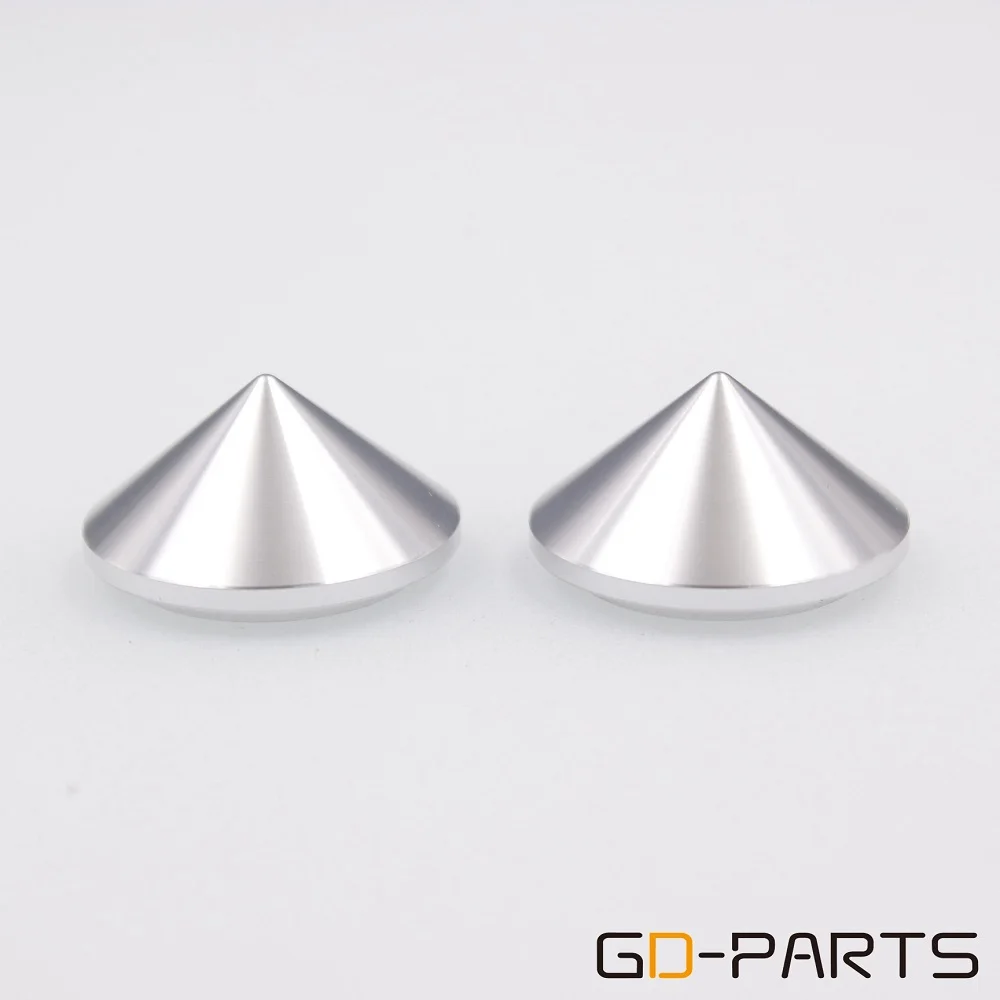 30mm-16mm obrabiane stałe aluminium izolacja stopy kolce stojak klocki tłumik drgań dla Hifi Audio DIY AMP głośnik gramofon DAC