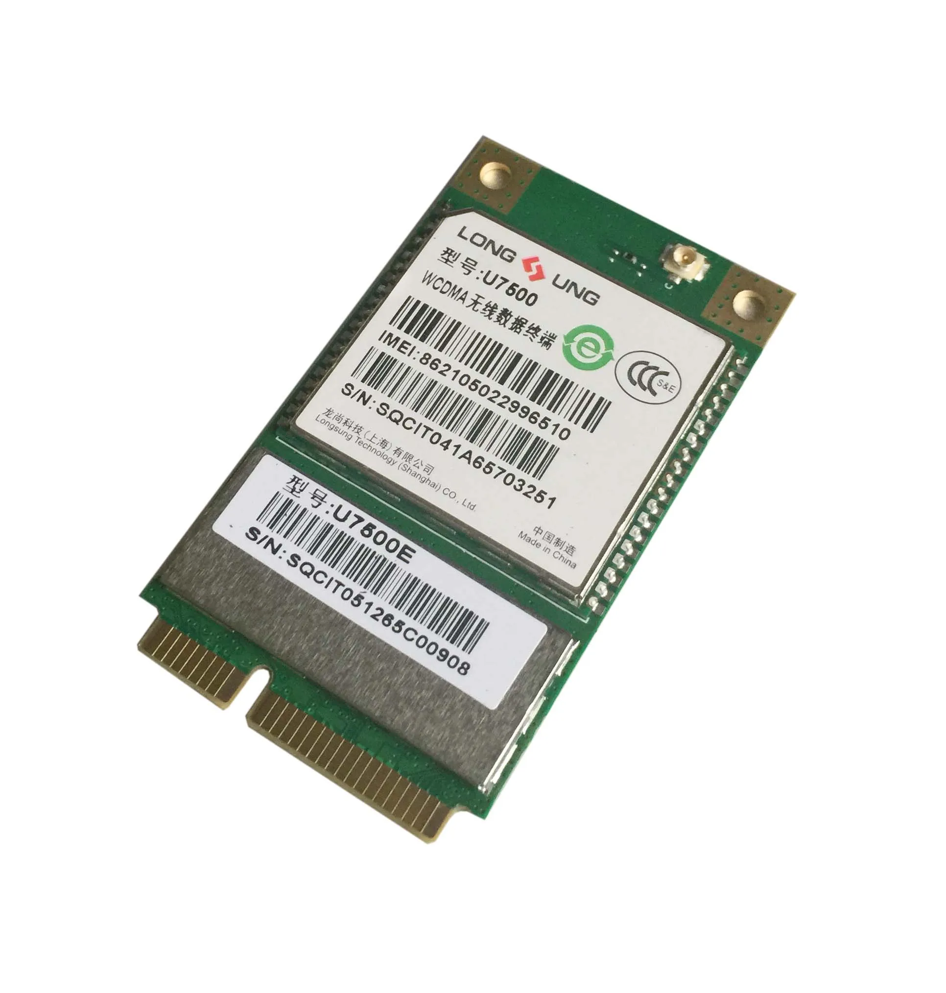 

U7500 Long SUNG 3G wireless module MINI PCIE WCDMA/HSPA 100% NEW ORIGINAL