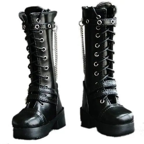 

[wamami] 45# Black 1/3 SD DZ DOD BJD Dollfie Leather Boots/Shoes